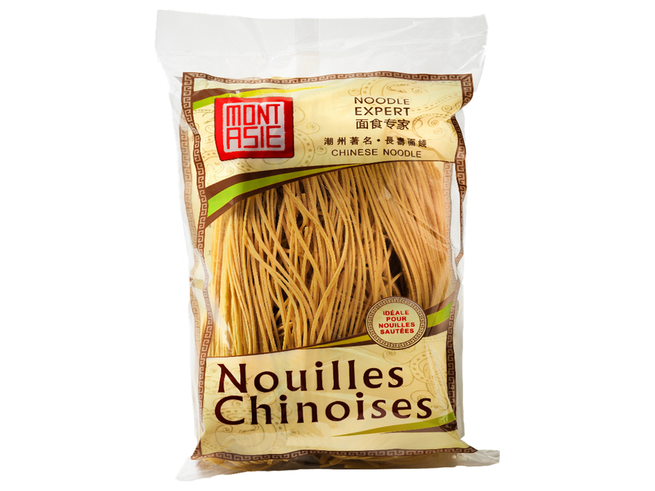 Yellow Chinese Noodles 400g Nl/fr - MONT ASIE