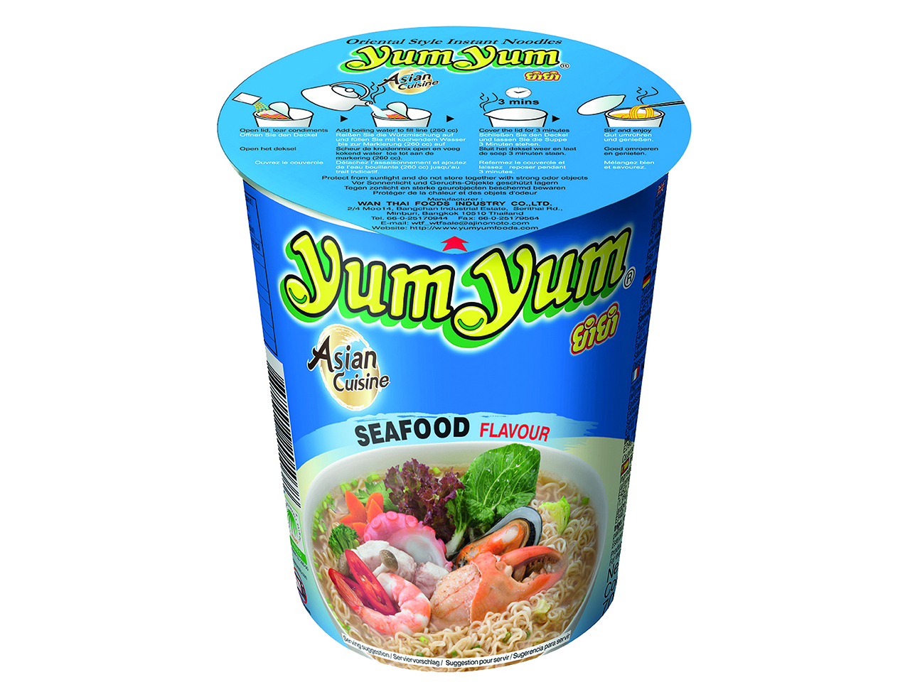 Noodle Cup Seafood Soup 70g - YUM YUM