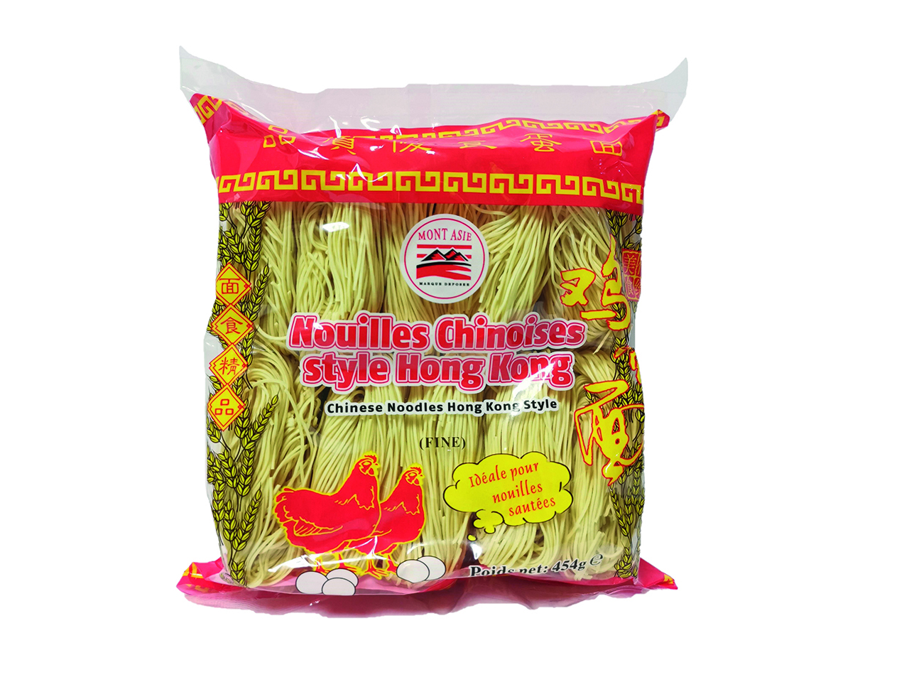 Thin Egg Noodles 454g - MONT ASIE
