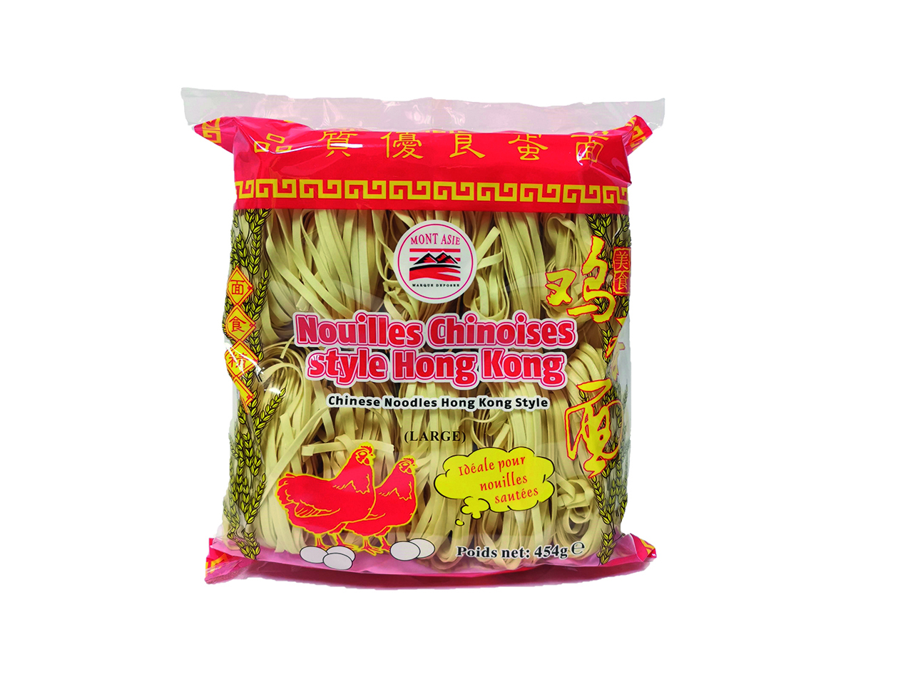 Large Egg Noodles 454g - MONT ASIE