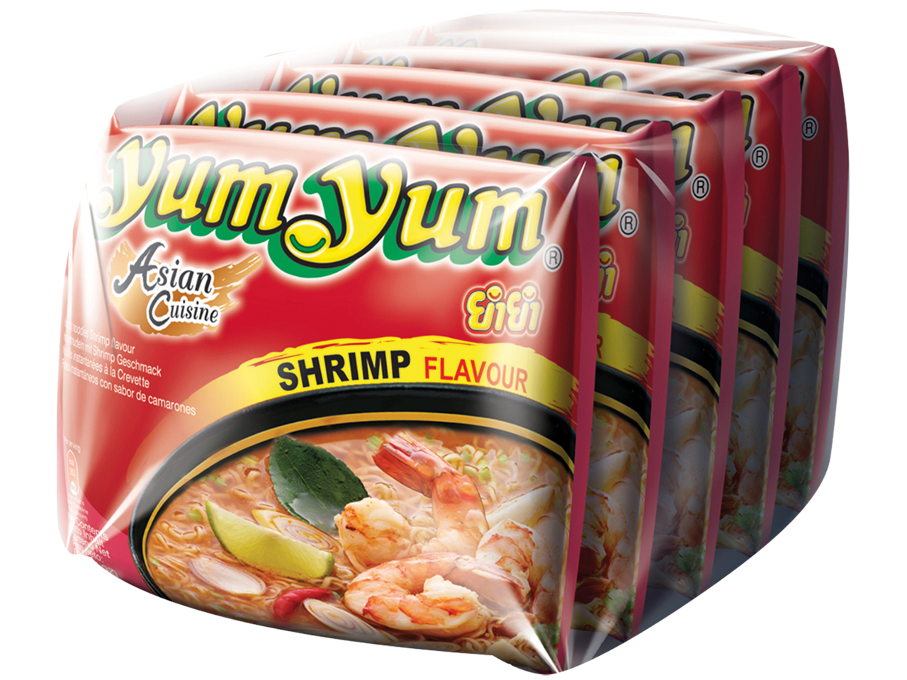 Shrimp Noodle Soup Pack 5x60g - YUM YUM