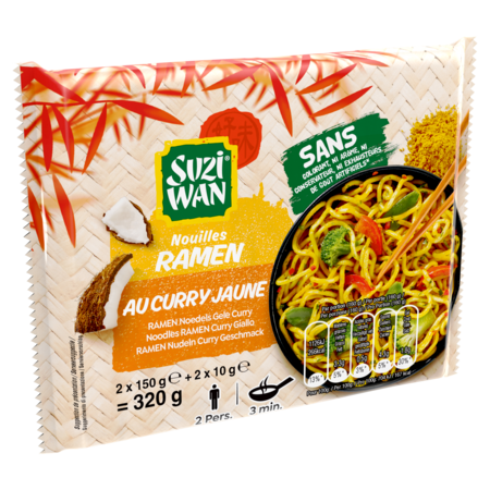2x160g Sw Nouilles Ramen Curry