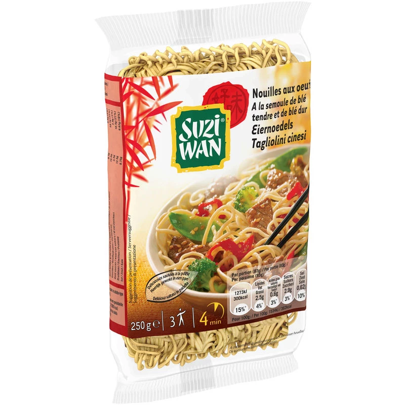 Nouilles aux œufs 250g - SUZIWAN