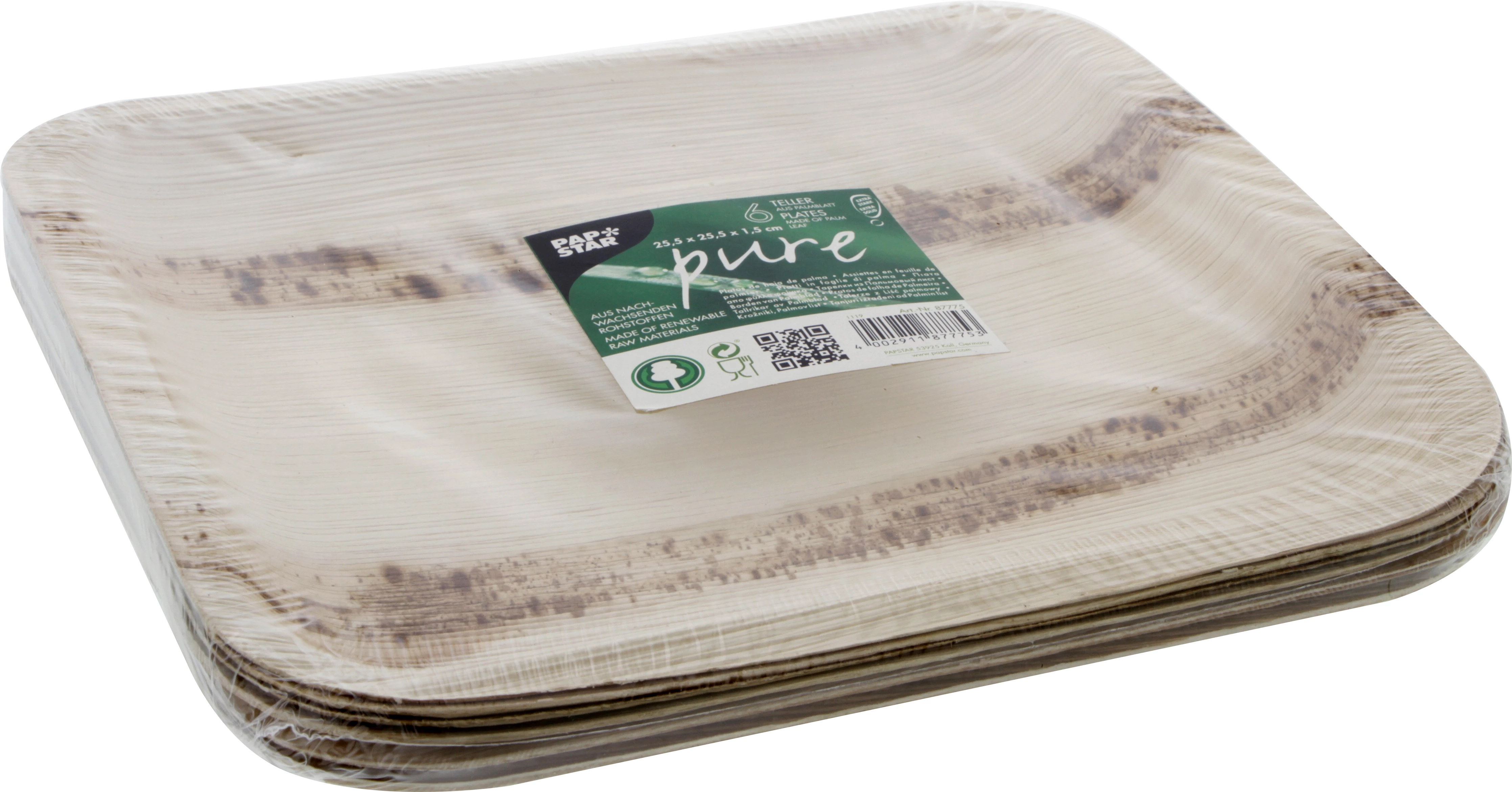 6 Ass Feuille Palmier 25 5x25