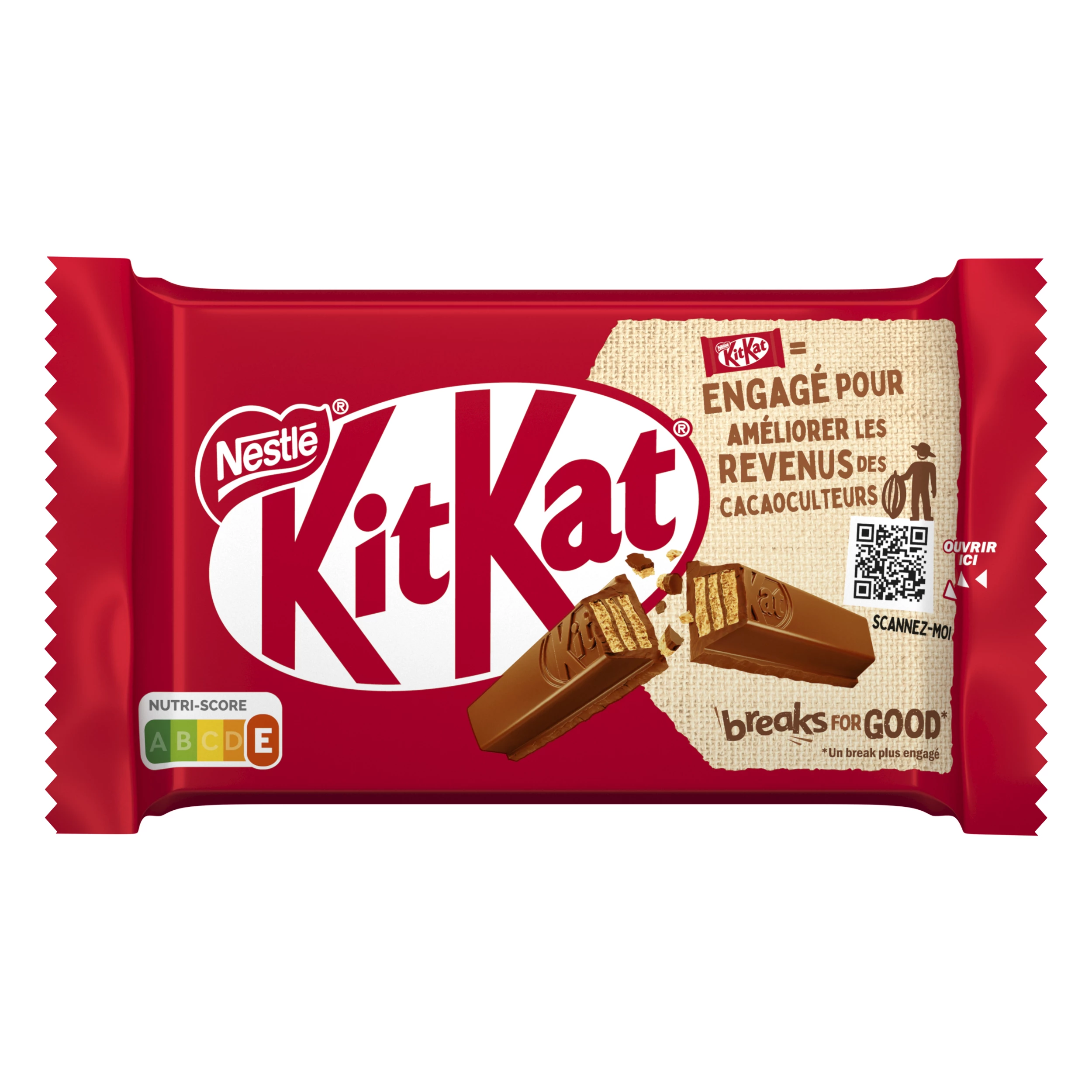 Barres De Chocolat Au Lait 41.5g - KIT KAT