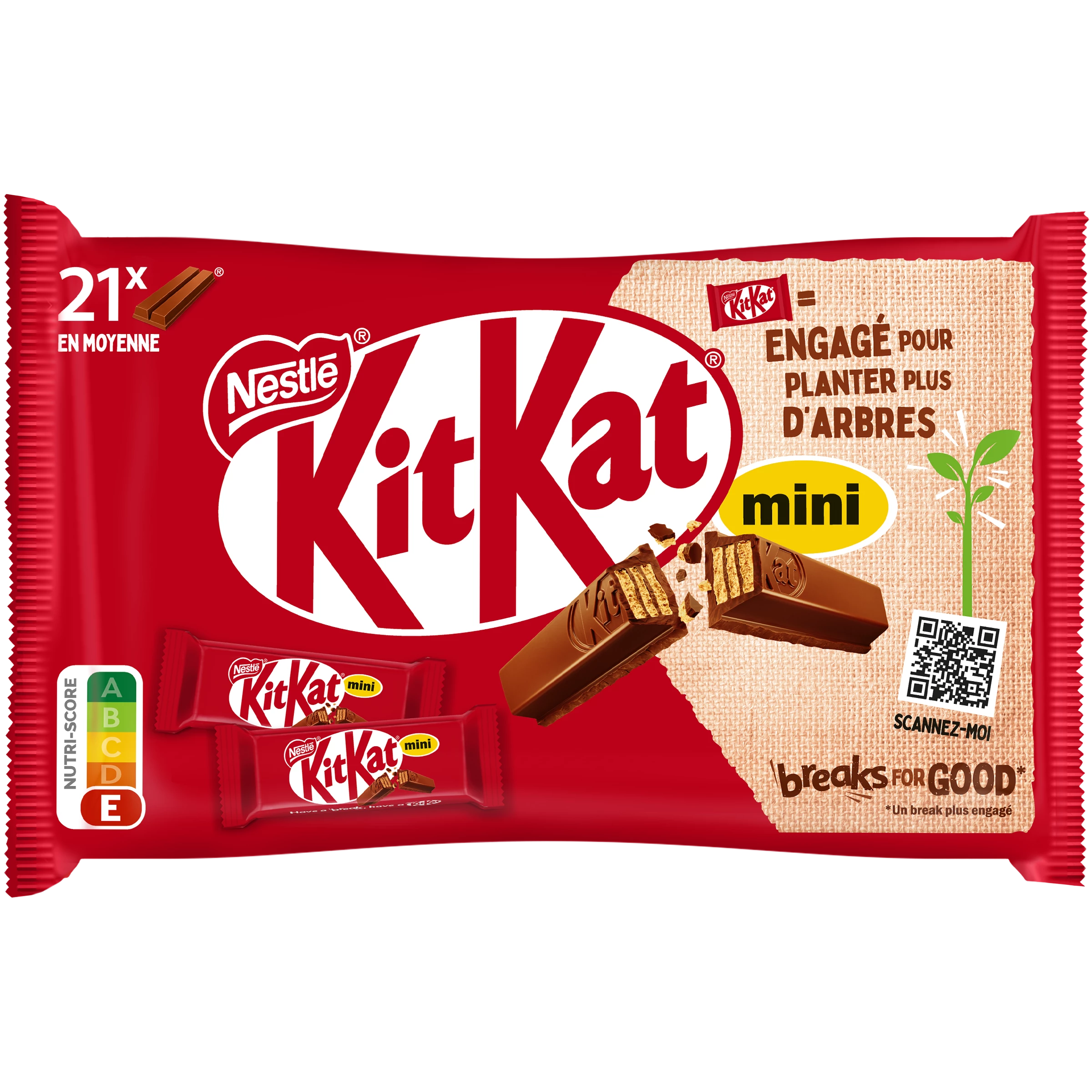 Mini Milk Chocolate Bars 350g - KIT KAT