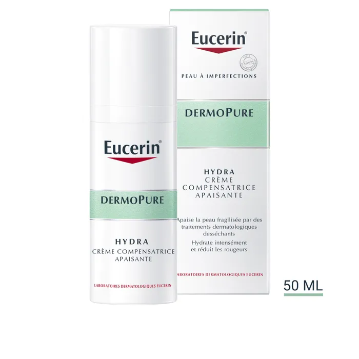 DERMOPURE HYDRA Crème Compensatrice Apaisante flacon-pompe 50 ml - EUCERIN