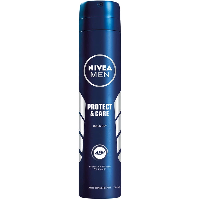 Déodorant Spray Homme Anti-transpirant Protect&care 200ml - Nivea