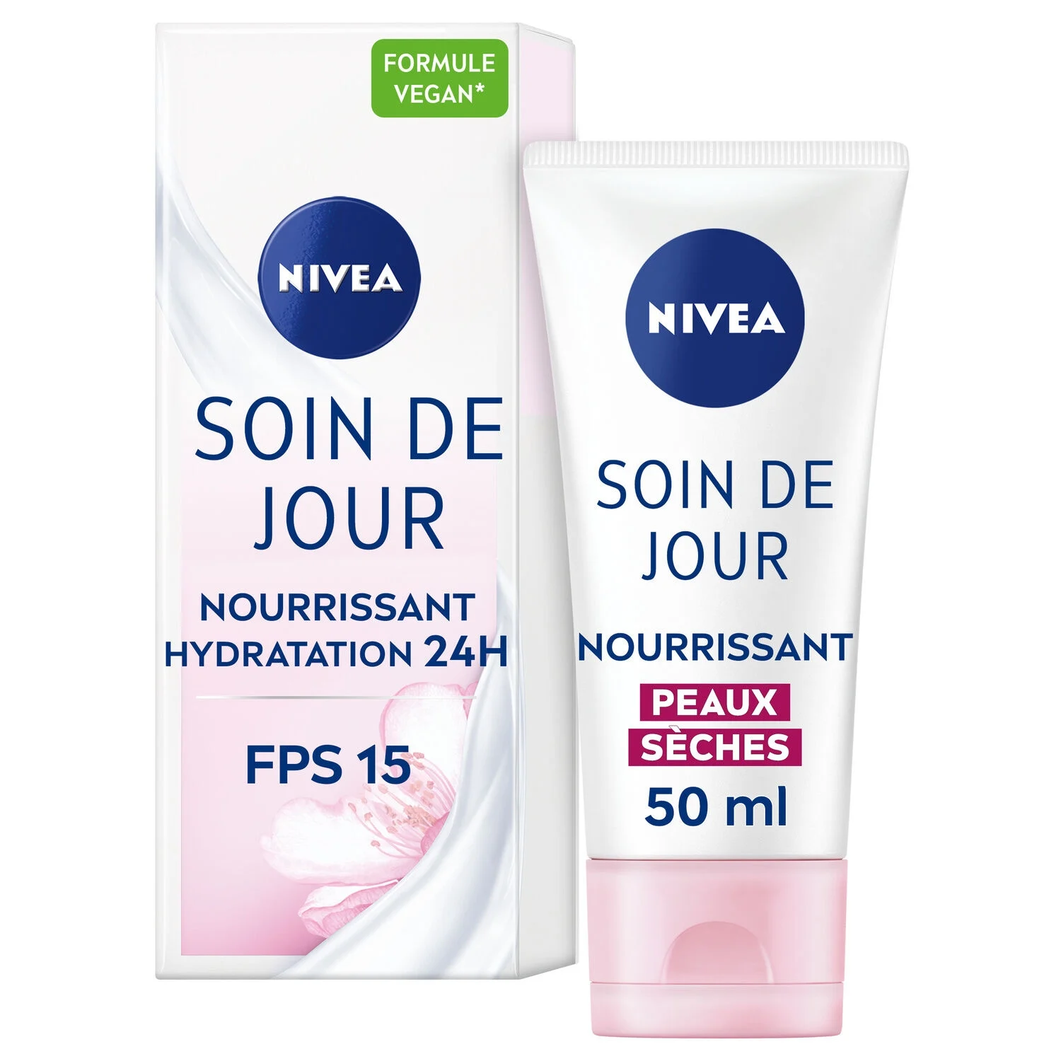 Soin de Jour Nourissant Hydratation 24H FPS 15 Peaux Sèches 50ml - NIVEA