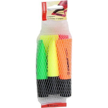 5 Surligneurs Neon