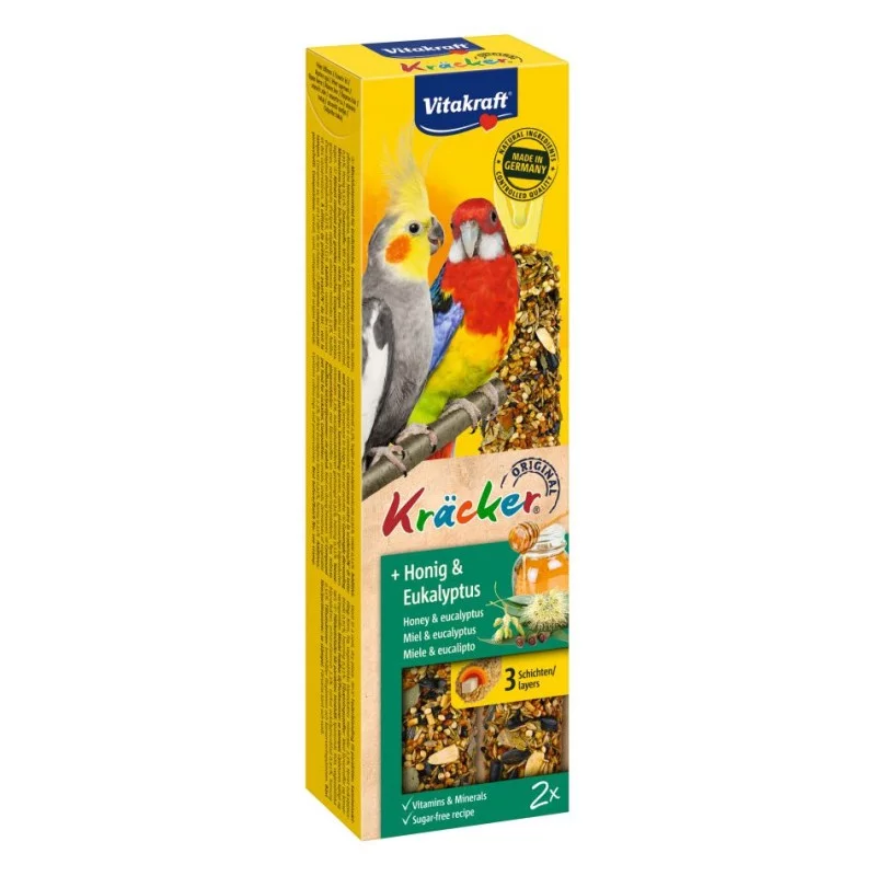 クレッカー 大型インコ ハニー＆ユーカリ - Vitakraft