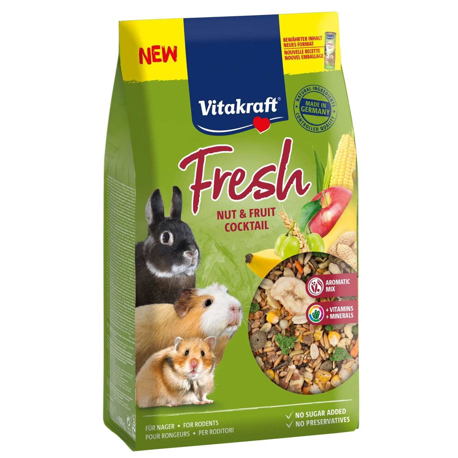 300g Aliment Pour Rongeur Fresh Nut Fruit Cocktail- Vitakraft