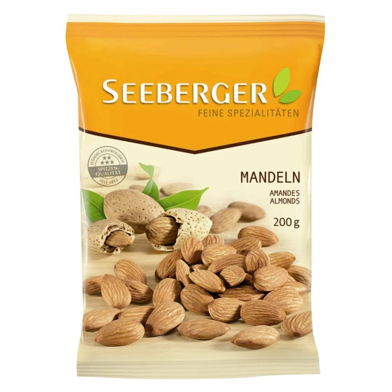 Natural almonds 200g - Seeberger