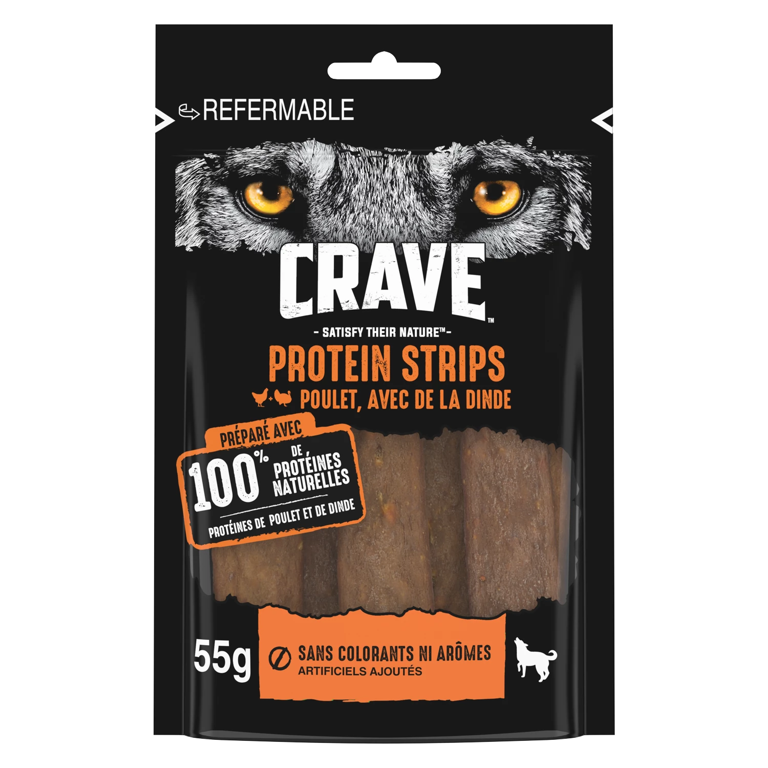 Crave Dog Dinde Plet 55g