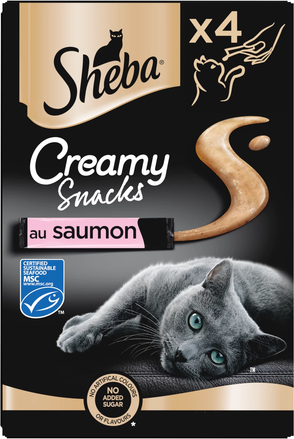 Cremiger Snack Saumon 4x12g