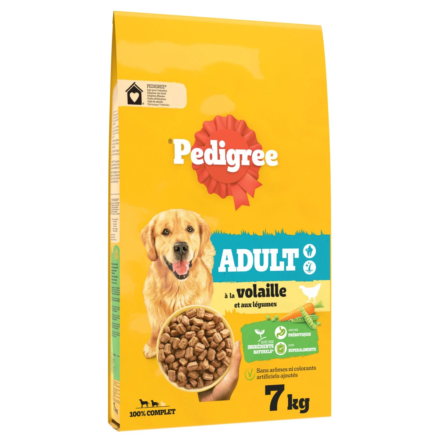 Adult dog food with poultry and vegetables 7kg - PEDIGREE