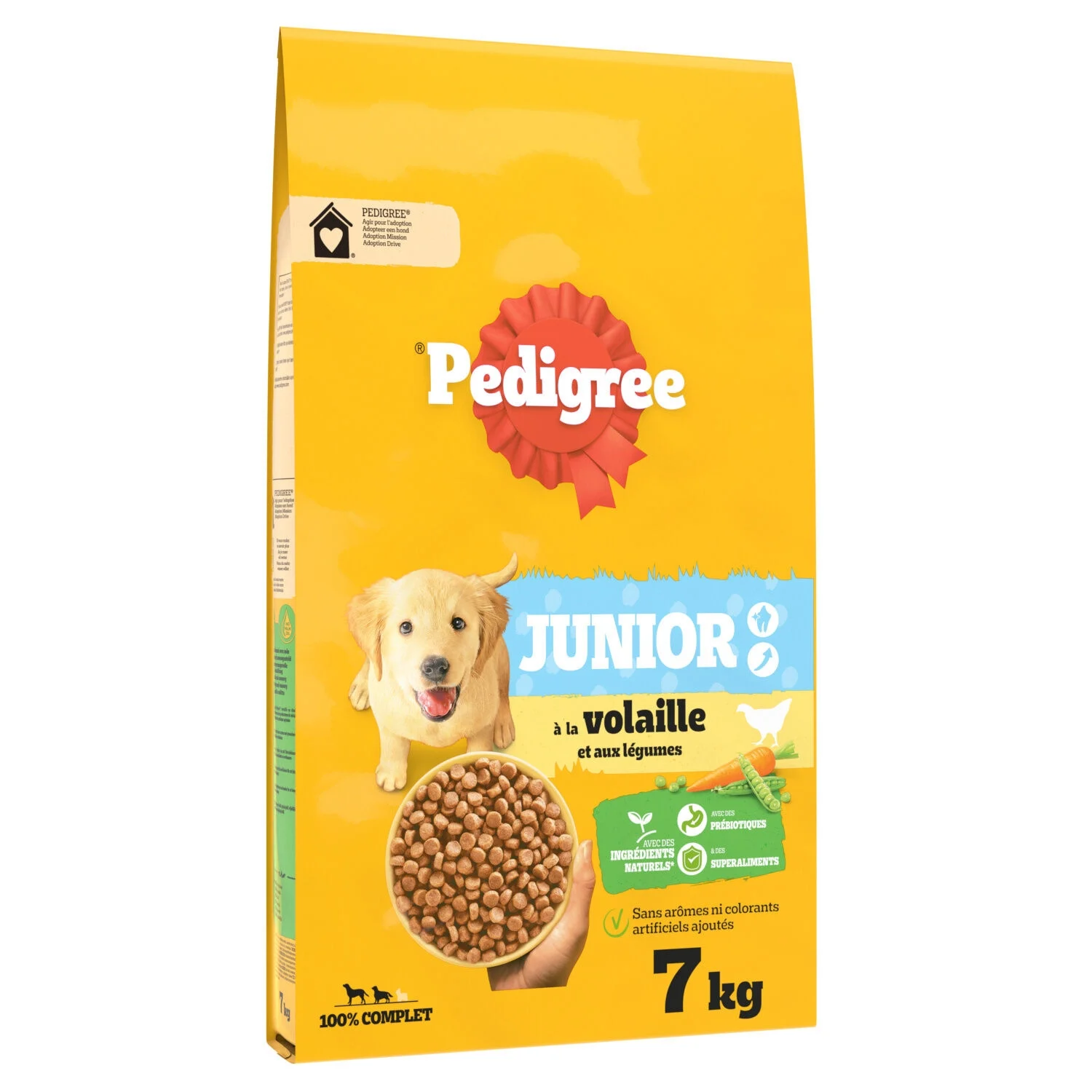 Junior dog food with poultry and vegetables 7kg - PEDIGREE