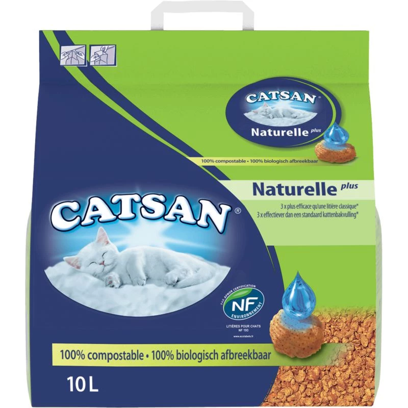 Natuurlijk strooisel 10L - CATSAN