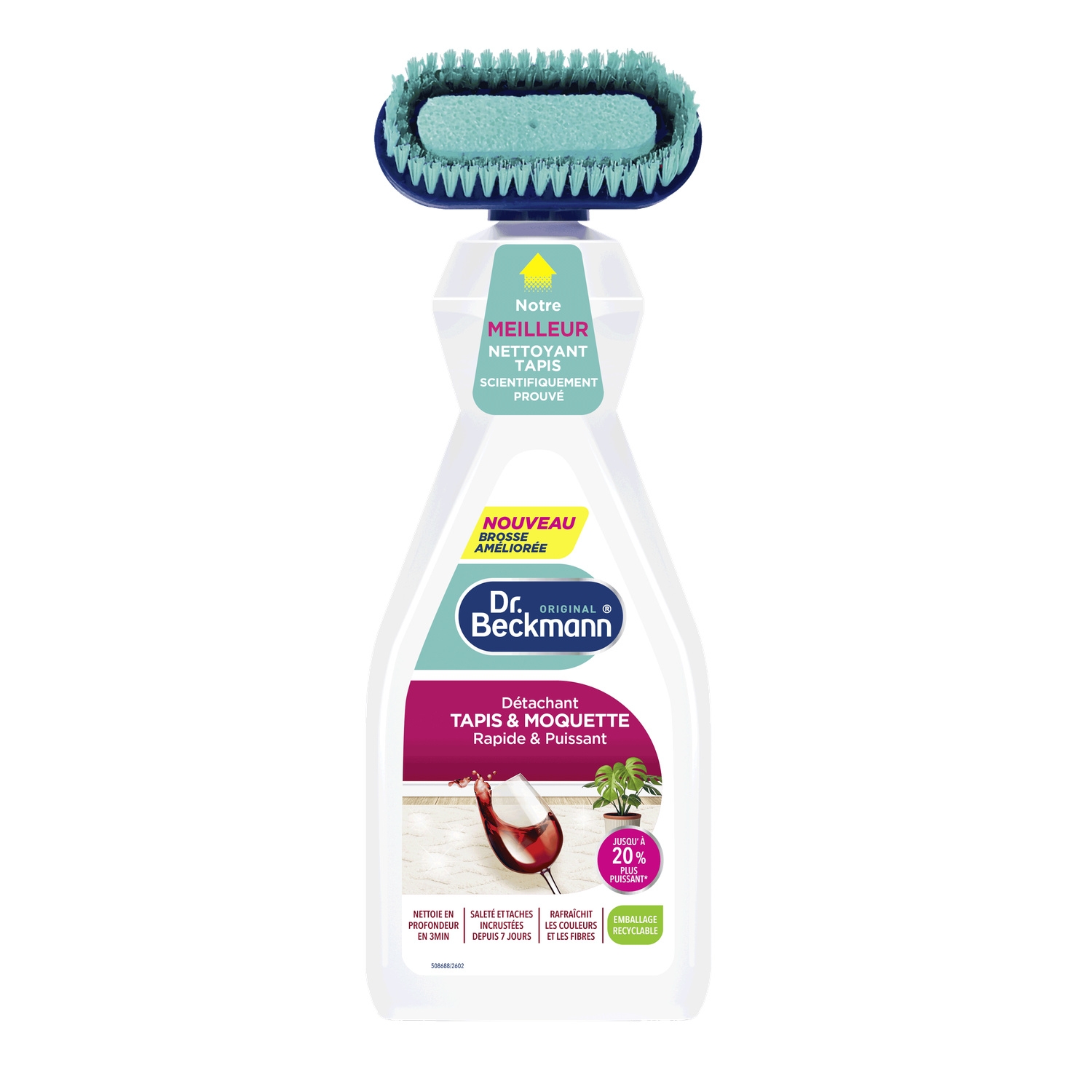 550ml Brosse Detach Tapis Moq