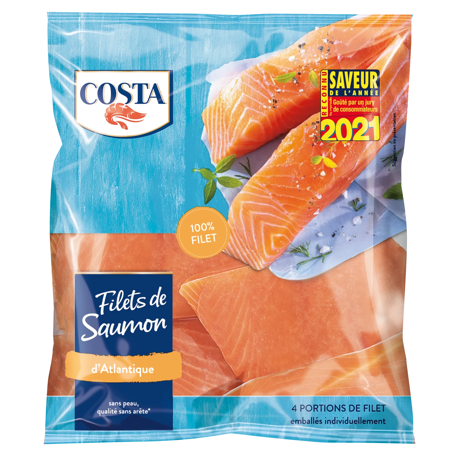 Farmed Salmon Fillets 400