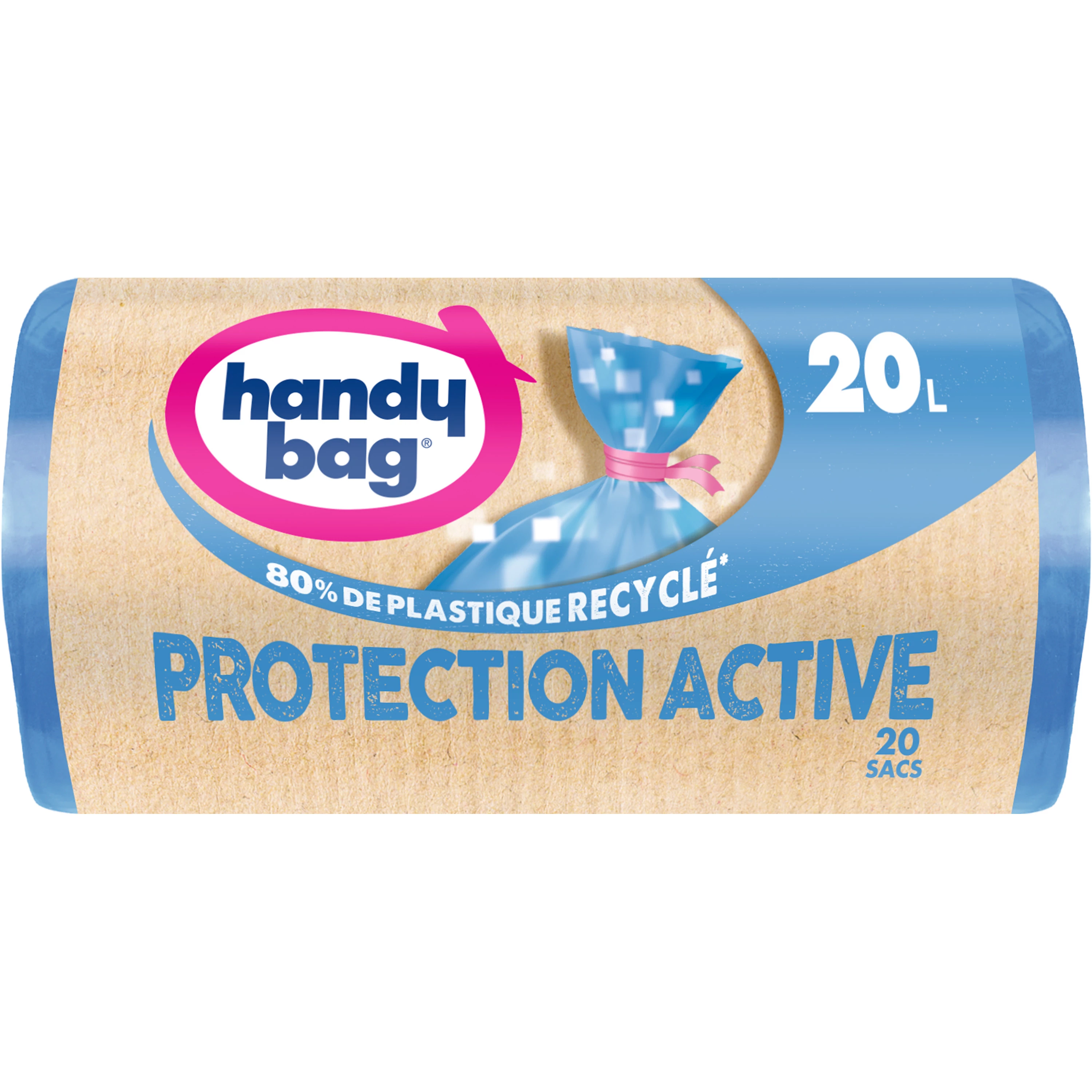 Sac poubelle protection active X20 20L - HANDY BAG
