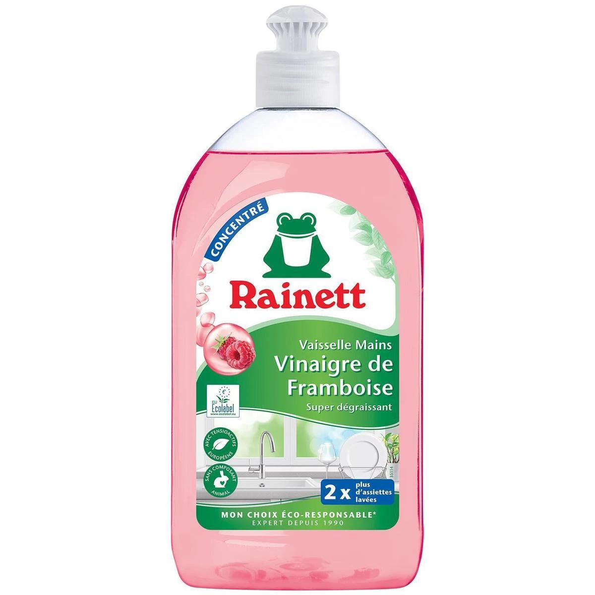 Rasket liquid with raspberry vinegar 500ml - RAINETT