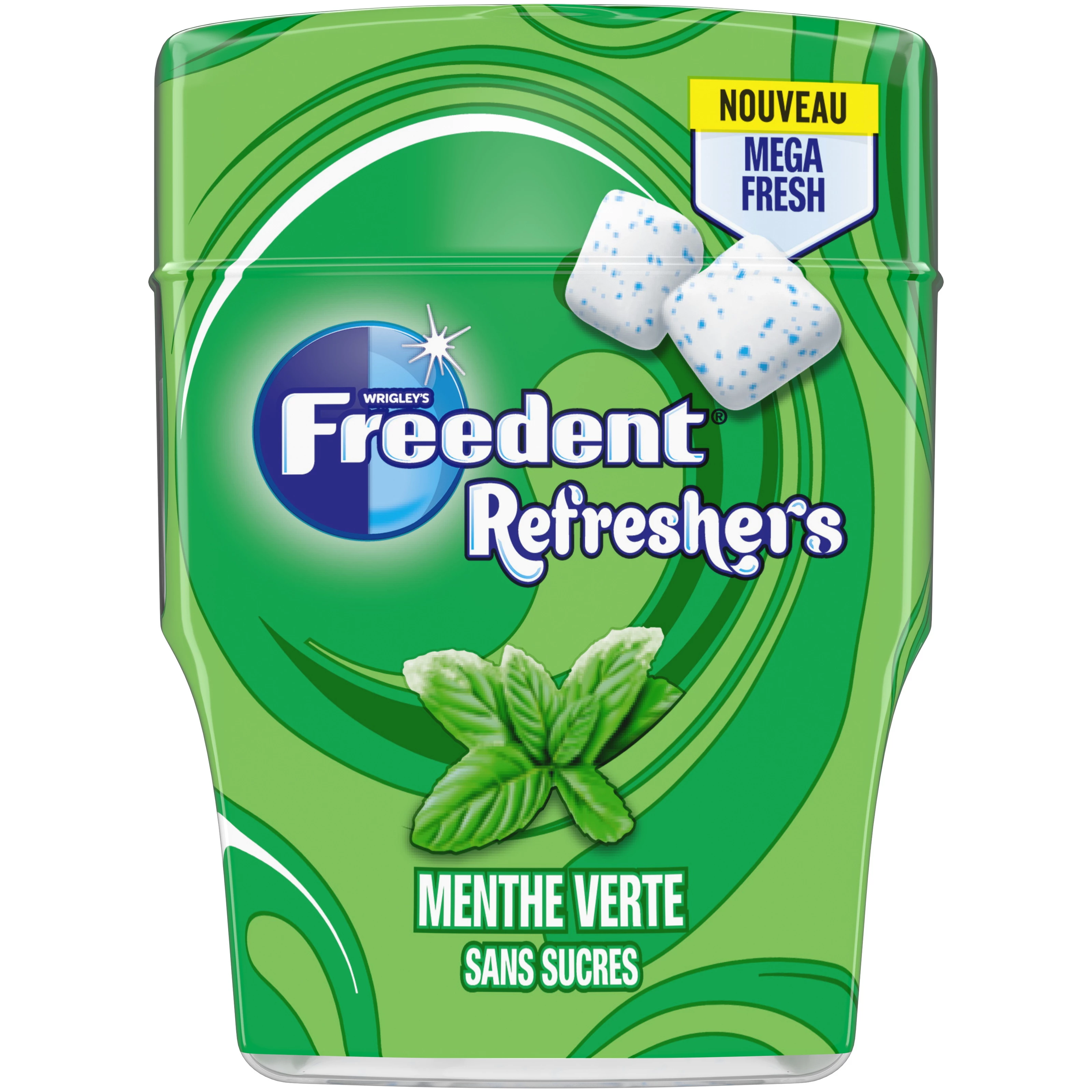 Grageas refrescantes de menta verde; 67g - FREEDENT