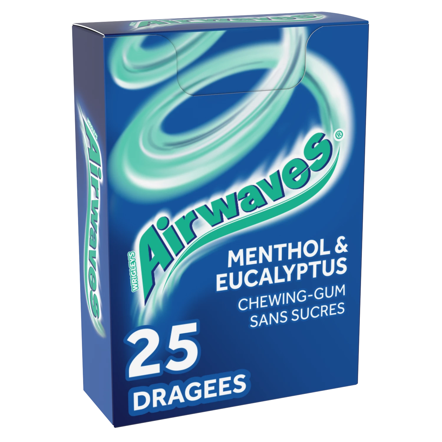 Goma de mascar sem sucres Mentol Eucalyptus - AIRWAVES
