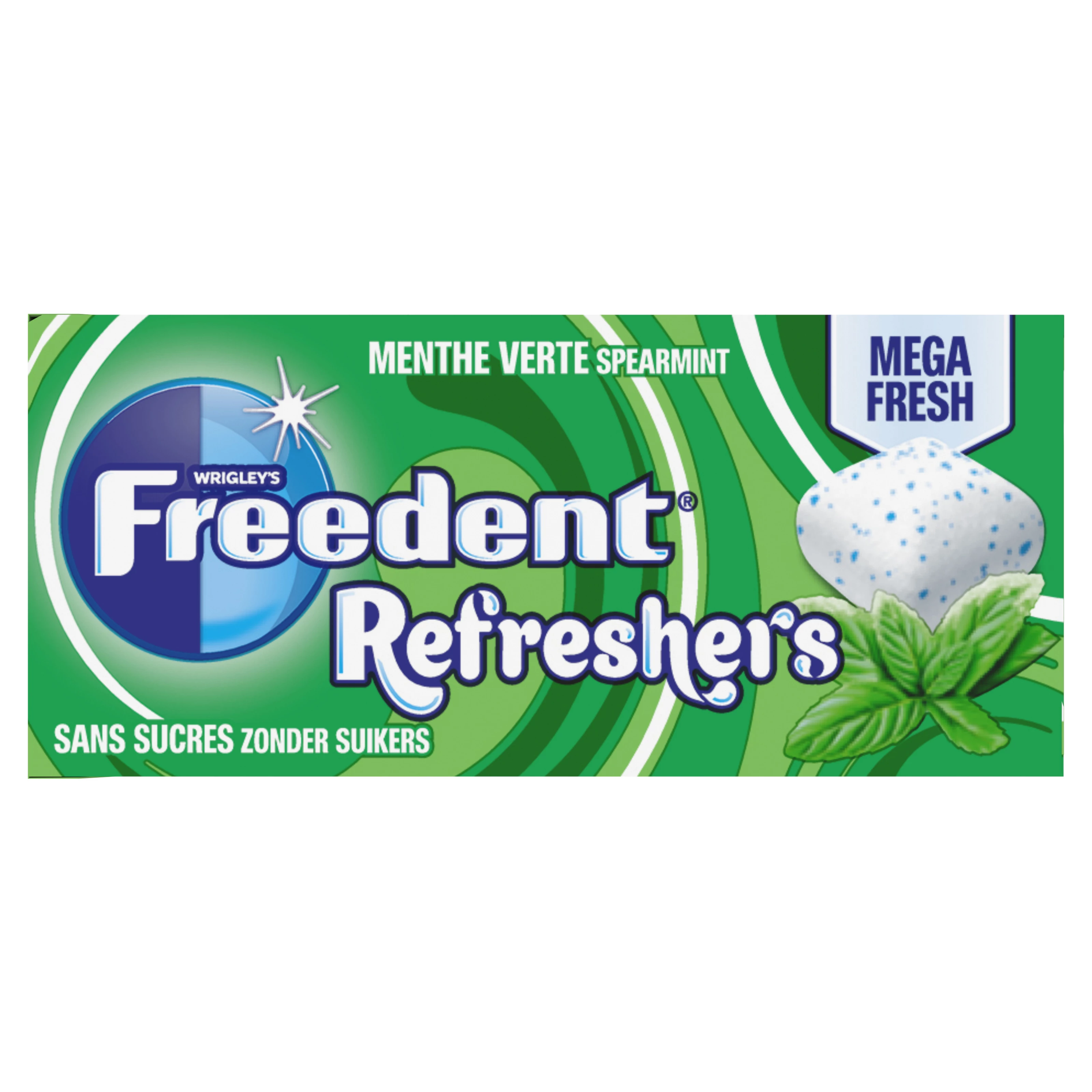 Dragées Refresher Menthe Verte x8; 18g - WRIGLEY'S