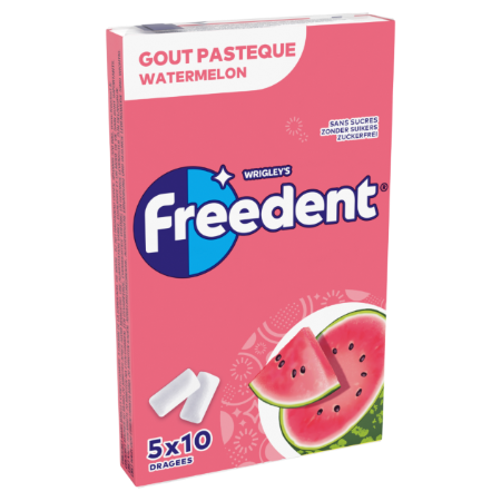 5x10 Freedent Pasteque Dragees