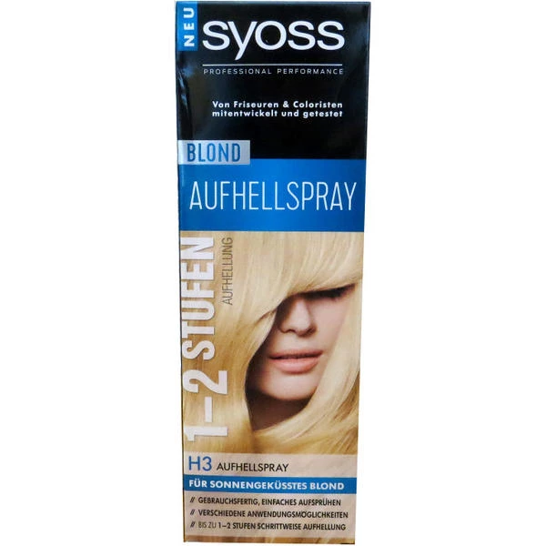 SYOSS HAIR SPRAY H3 LIGHTENING SPRAY 125ML - SCHWARZKOPF