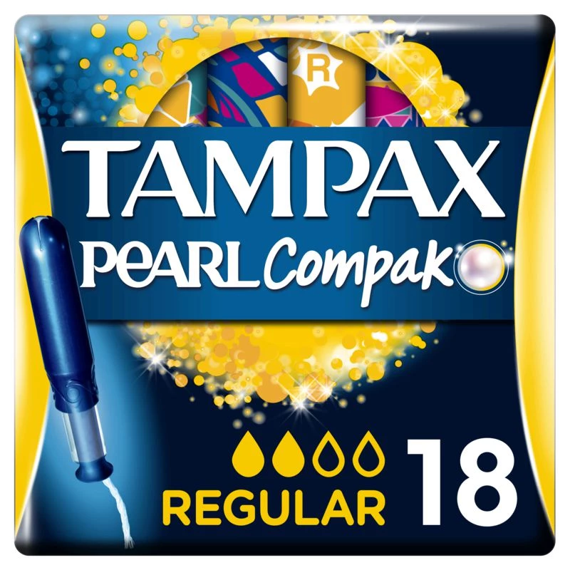 18 Tampax Compak Perla Regolare