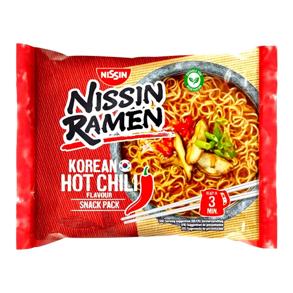 Сумка для рамэна с корейским острым перцем чили - NISSIN