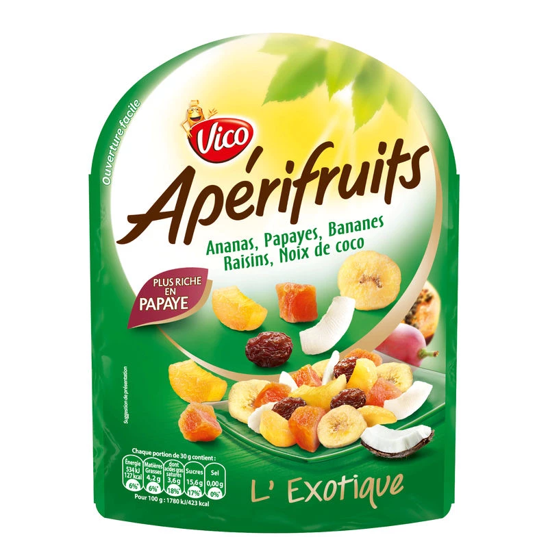 Frutas Secas Mixtas APERIFruitS, 120g - VICO