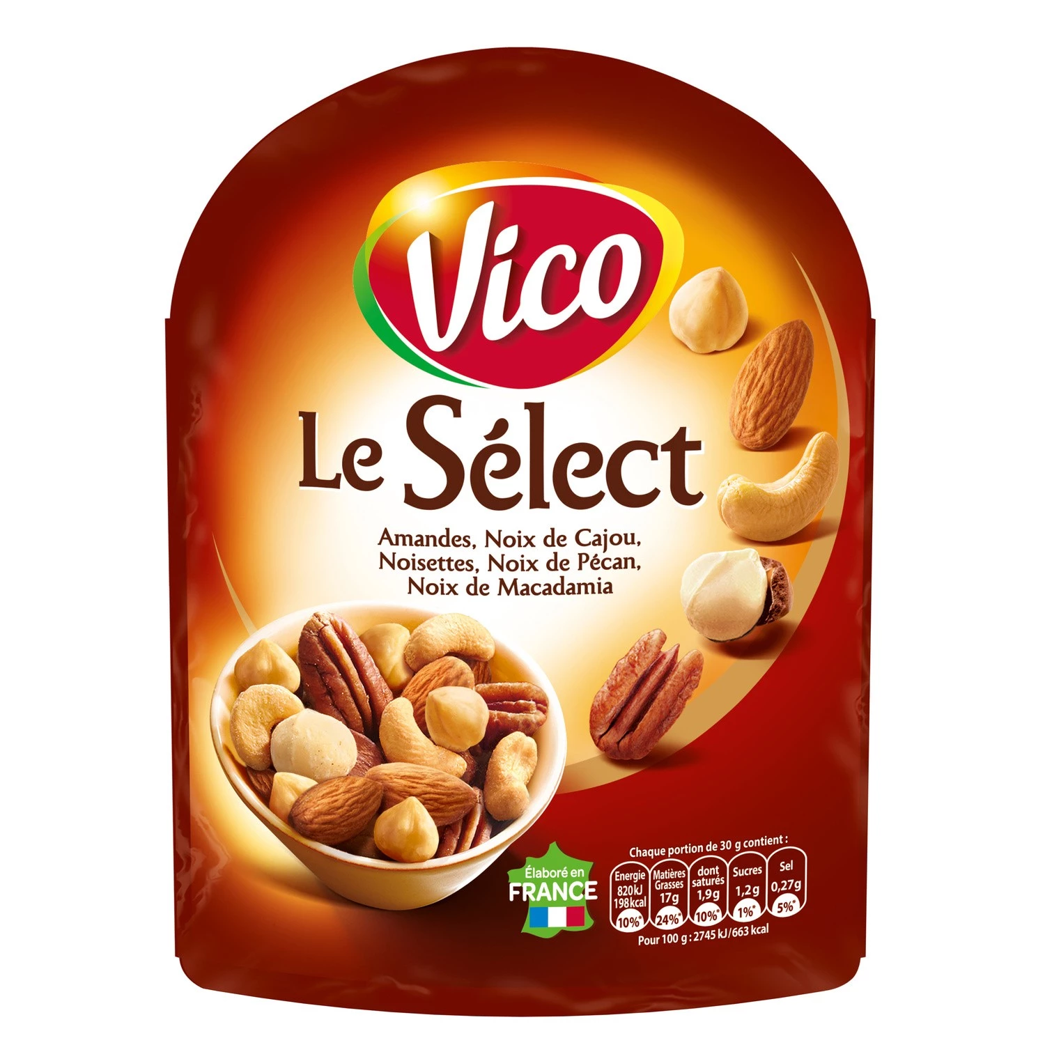 Mélange de Fruit Secs, 100g - VICO