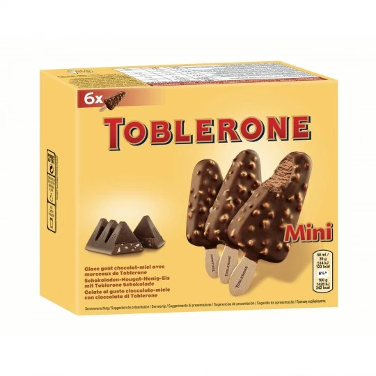 Mini bâtonnets chocolat & miel x6 - TOBLERONE
