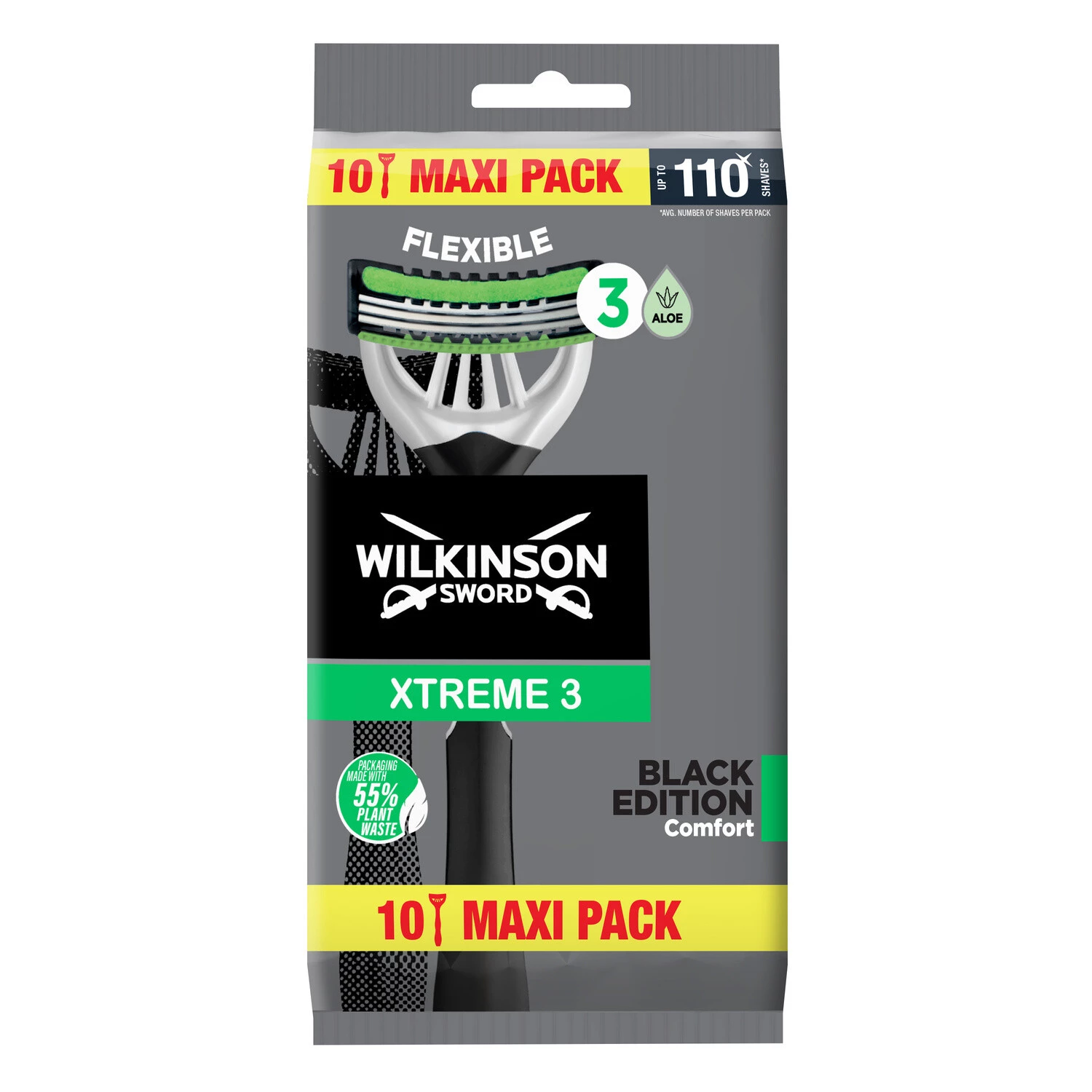 Maquinilla de afeitar Black Edition Comfort Xtreme 3 - Wilkinson