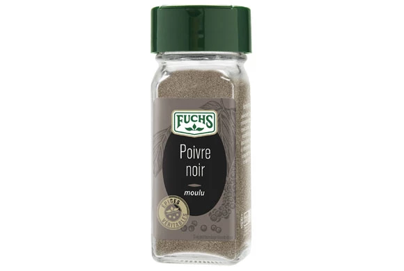 Poivre Noir Moulu, 550g - FUCHUS