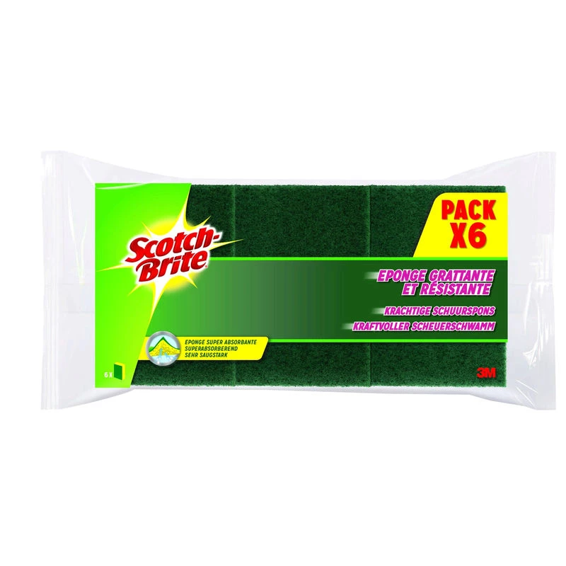 Resistant scoring sponge X6 - SCOTCH BRITE
