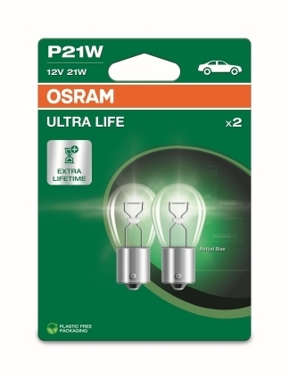 2 Amp Osram P21w Ultralife