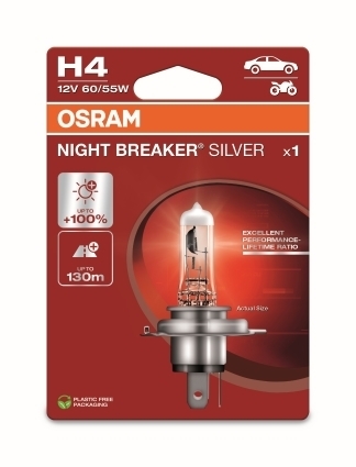 1 Amp Osram H4 100 Nbs