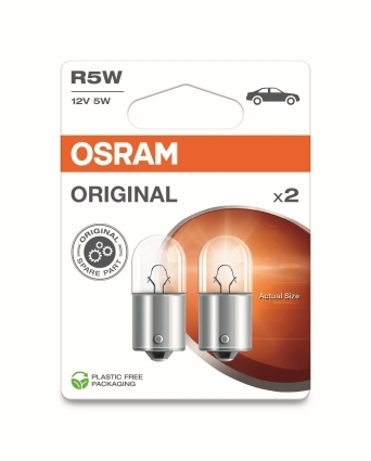 2 Ampoules Osram R5w Original