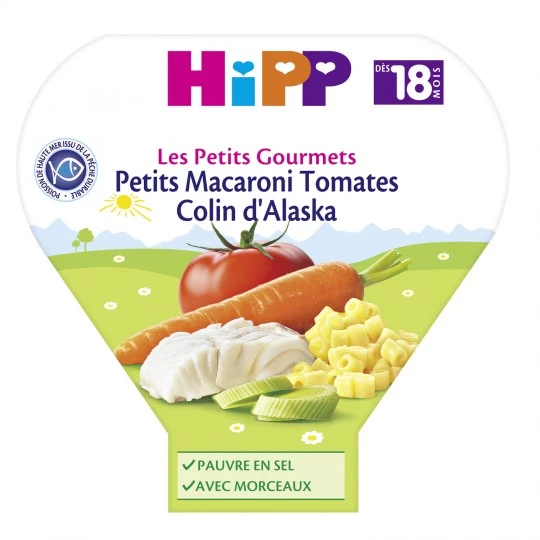 Babymacaroni/tomaat/heekschotel vanaf 18 maanden 260g - HIPP