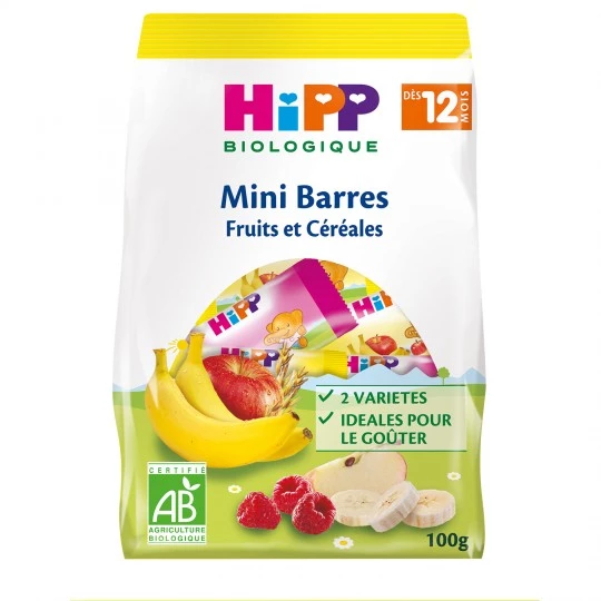 Mini Bio-Frucht-Babyriegel ab 12 Monate 100g - HIPP