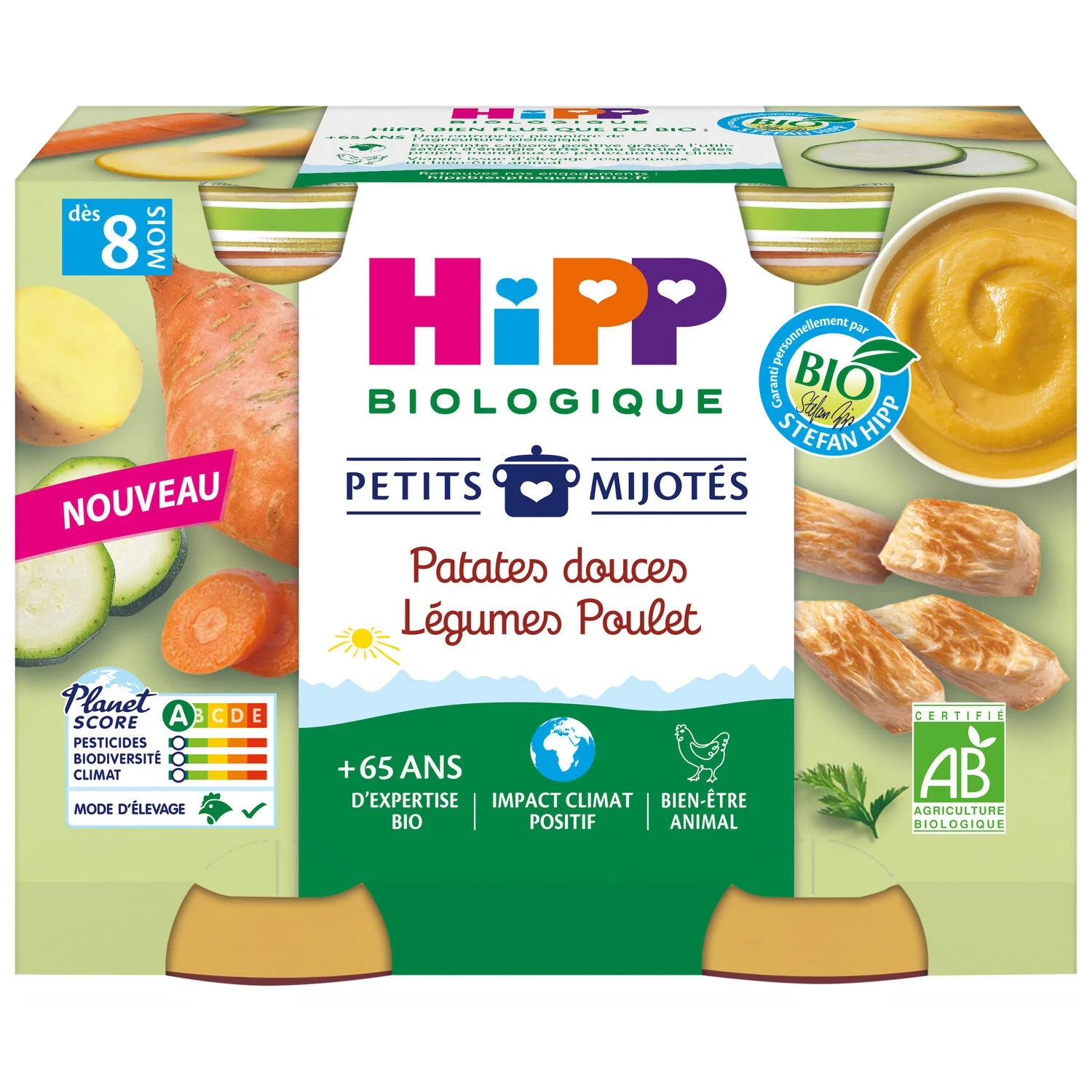 Patate Dce Leg Plet 2x190g Bio