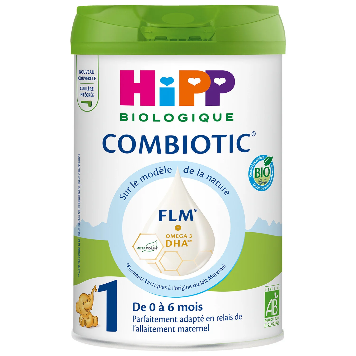 Lait Bébé En Poudre 1er âge De 0 à 6 Mois Bio Combiotic 800g - Hipp Biologique