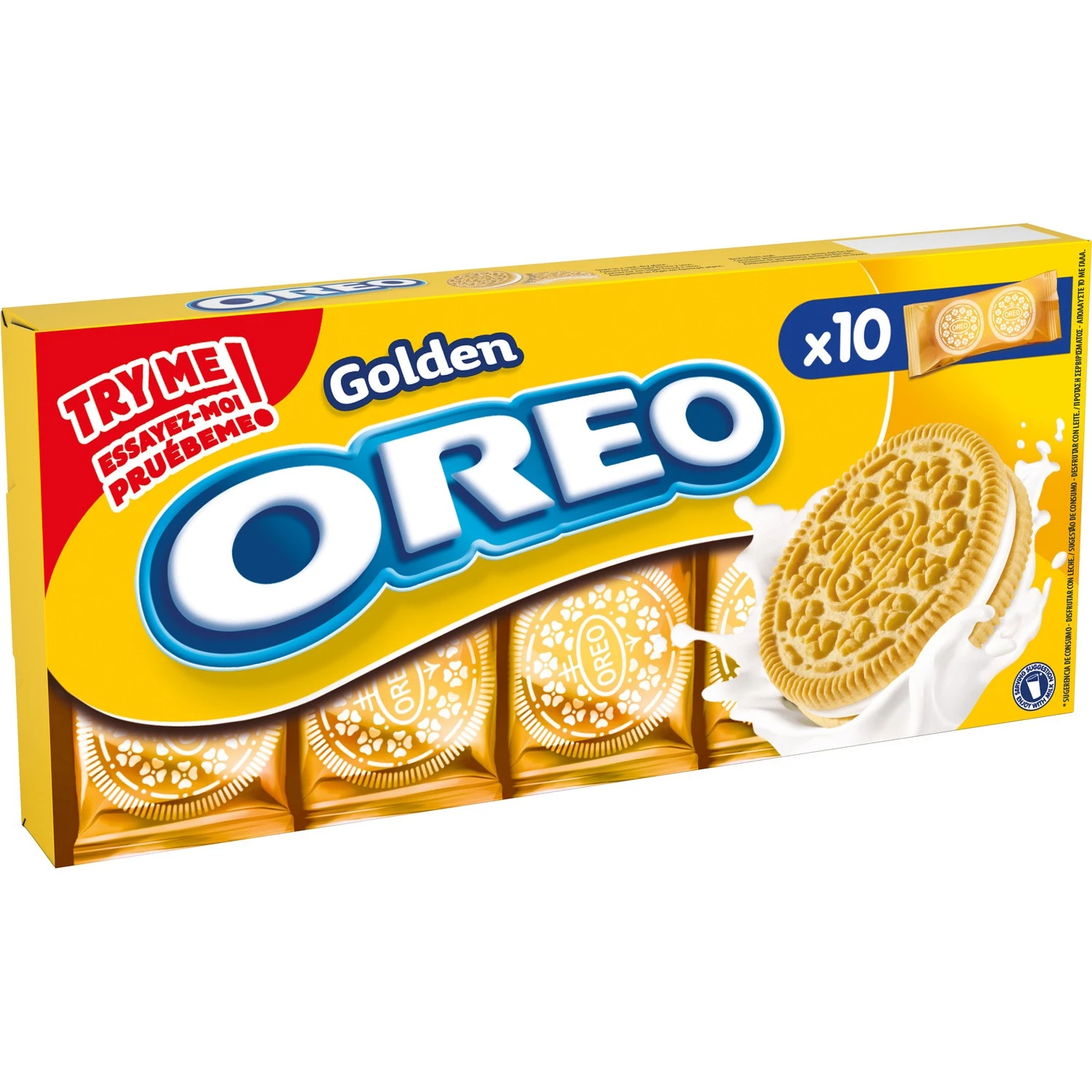 Biscoitos recheados com baunilha dourada 220g - OREO