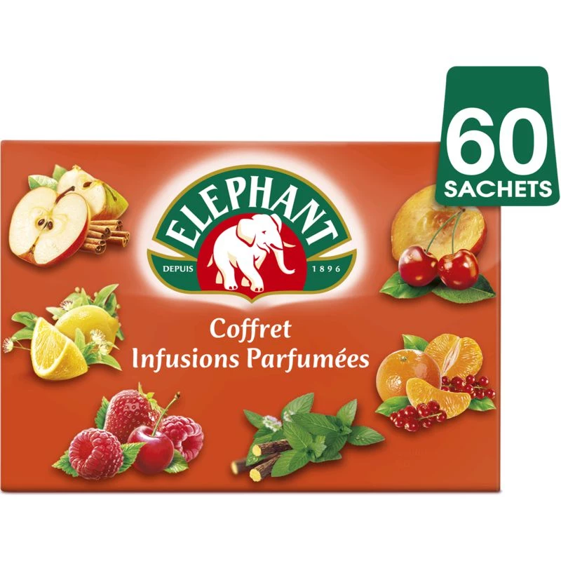 Elephant Infusions Parfumé 60sachets