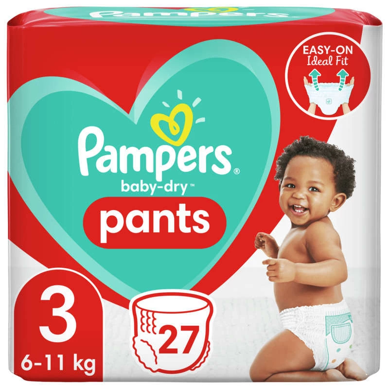 Pampers Bd Pants Paquet T3 X27