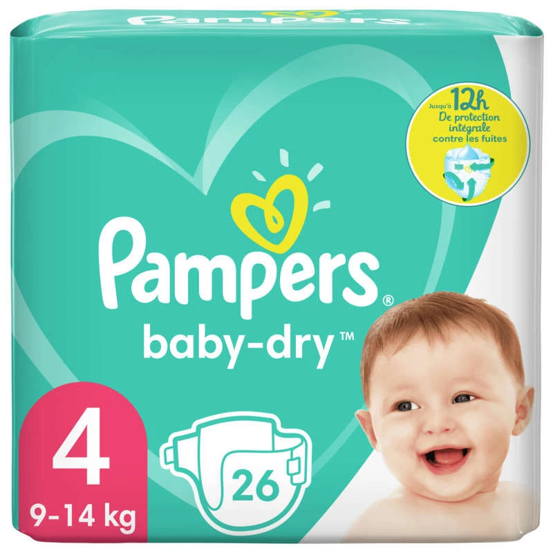 Pampers Baby Dry Paquet T4 X26
